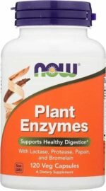 Enzimas Digestivas de Plantas 120 cápsulas - NOW